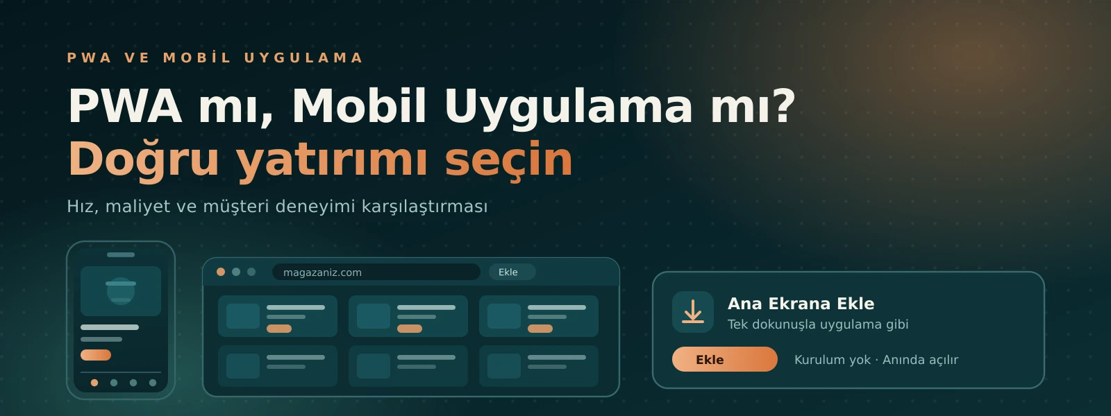 E-Ticarette PWA ve Mobil Uygulama: Mağazanız İçin Doğru Yatırım Hangisi?